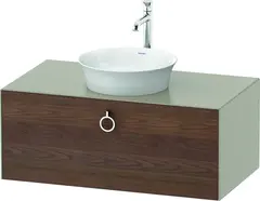 Duravit White Tulip Servantskap, 1 skuff 100x55x40,8 cm, Valn&#248;tt/Taupe Matt