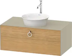 Duravit White Tulip Servantskap, 1 skuff 100x55x40,8 cm, Eik/Taupe H&#248;yglans