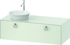 Duravit White Tulip Servantskap, 1 skuff 130x55x40,8 cm, Hvit Matt