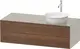 Duravit White Tulip Servantskap, 2 skuf. 130x55x40,8 cm, Valn&#248;tt/Taupe Matt