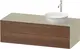 Duravit White Tulip Servantskap, 2 skuf. 130x55x40,8 cm, Valn&#248;tt/Taupe H&#248;yglans