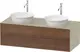 Duravit White Tulip Servantskap, 2 skuf. 130x55x40,8 cm, Valn&#248;tt/Taupe H&#248;yglans