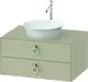 Duravit White Tulip Servantskap, 2 skuf. 80x55x40,8 cm, Taupe H&#248;yglans