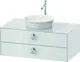 Duravit White Tulip Servantskap, 2 skuf. 100x55x40,8 cm, Hvit H&#248;yglans