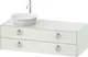 Duravit White Tulip Servantskap, 2 skuf. 130x55x40,8 cm, Hvit Matt