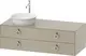 Duravit White Tulip Servantskap, 2 skuf. 130x55x40,8 cm, Taupe Matt