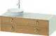 Duravit White Tulip Servantskap, 2 skuf. 130x55x40,8 cm, Eik/Nordisk Hvit Matt