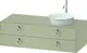 Duravit White Tulip Servantskap, 2 skuf. 130x55x40,8 cm, Taupe H&#248;yglans