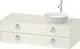 Duravit White Tulip Servantskap, 2 skuf. 130x55x40,8 cm, Nordisk Hvit H&#248;yglans