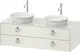 Duravit White Tulip Servantskap, 2 skuf. 130x55x40,8 cm, Hvit Matt