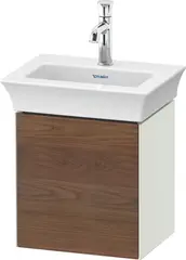 Duravit White Tulip Servantskap m/1 d&#248;r 38,4x29,8x41 cm, Valn&#248;tt/Hvit Matt