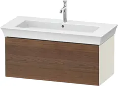 Duravit White Tulip Servantskap, 1 skuff 98,4x45,8x41 cm, Valn&#248;tt/Nordisk Hvit