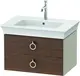 Duravit White Tulip Servantskap, 2 skuf. 68,4x45,8x41 cm, Valn&#248;tt/Taupe Matt