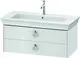 Duravit White Tulip Servantskap, 2 skuf. 98,4x45,8x41 cm, Hvit H&#248;yglans