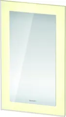 Duravit White Tulip Speil med LED-lys 45x5x75 cm, Sensorbryter, Hvit
