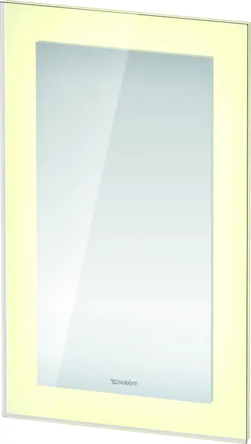 Duravit White Tulip Speil med LED-lys 45x5x75 cm, Sensorbryter, Hvit 