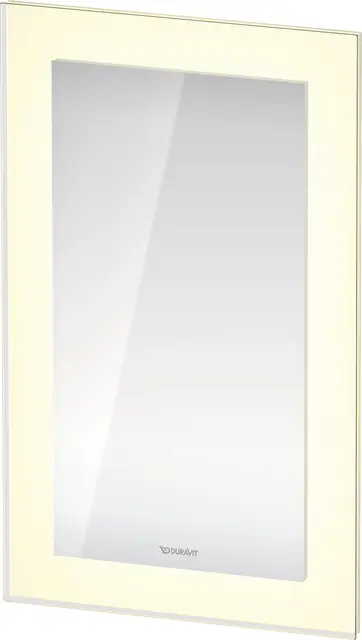 Duravit White Tulip Speil med LED-lys 45x5x75 cm, App/Sensorbryter, Hvit 