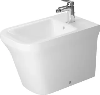 Duravit P3 Comforts Gulvstående Bidé 380x600 mm, med overløp