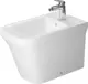 Duravit P3 Comforts Gulvst&#229;ende Bid&#233; 380x600 mm, m/overl&#248;p, Hvit