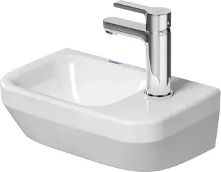 Duravit No.1 Vegghengt Servant 360x220 mm, 1 bl.hull, u/o.l, Hvit