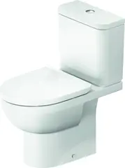 Duravit No.1 Gulvstående toalett 365x655 mm, Rimless, Hvit