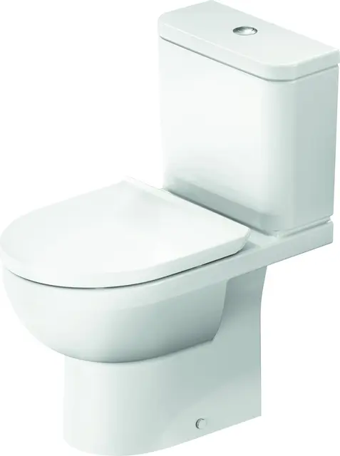 Duravit No.1 Gulvstående toalett 365x655 mm, Rimless, Hvit m/HG 
