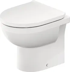 Duravit No.1 Gulvst&#229;ende toalett 370x480 mm, Rimless, Hvit