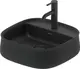 Duravit Zencha Toppmontert Servant 420x420 mm, u/o.l, Antrasitt Matt m/WG