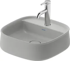 Duravit Zencha Toppmontert Servant 420x420 mm, u/o.l, Gr&#229; Matt m/WG