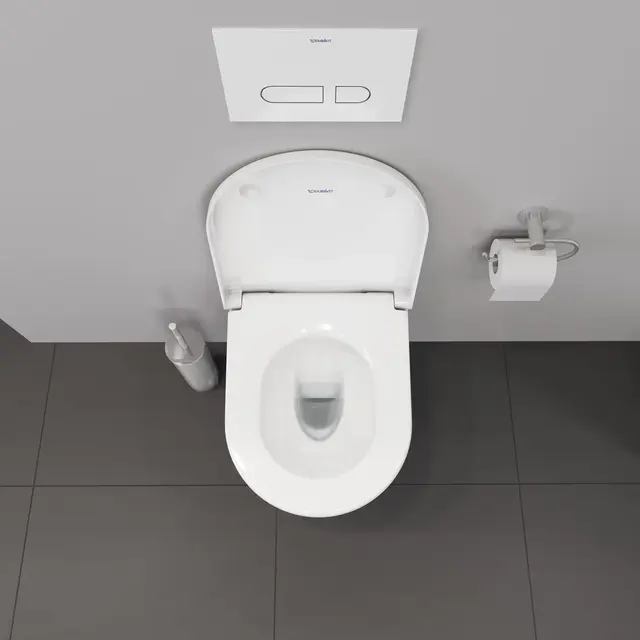 Duravit Compact D-Neo Toaletpakke 370x480 mm, myktlukkende sete, Hvit 