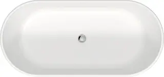 Duravit D-Neo Frittstående Badekar 1600x750 mm, med overløp, Hvit Matt