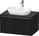 Duravit Ketho.2 Servantskap, 1 Skuff 800x550 mm, Sort Eik