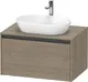 Duravit Ketho.2 Servantskap, 1 Skuff 800x550 mm, Terra Eik