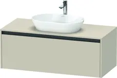 Duravit Ketho.2 Servantskap, 1 Skuff 1200x550 mm, Taupe Matt