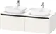 Duravit Ketho.2 Servantskap, 2 Skuffer 1400x550 mm, Dobbel, Hvit Matt