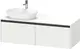 Duravit Ketho.2 Servantskap, 2 Skuffer 1400x550 mm, Venstre, Hvit Matt