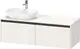 Duravit Ketho.2 Servantskap, 2 Skuffer 1400x550 mm, Venstre, Hvit H&#248;yglans