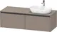 Duravit Ketho.2 Servantskap, 2 Skuffer 1400x550 mm, H&#248;yre, Basalt