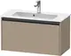 Duravit Ketho.2 Servantskap, 1 Skuff 680x390 mm, Tekstil