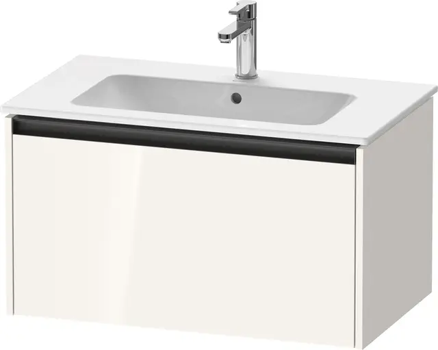 Duravit Ketho.2 Servantskap, 1 Skuff 810x480 mm, Hvit Høyglans 