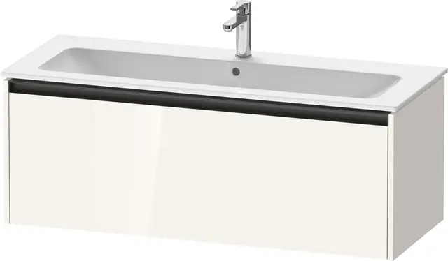 Duravit Ketho.2 Servantskap, 1 Skuff 1210x480 mm, Hvit Høyglans 