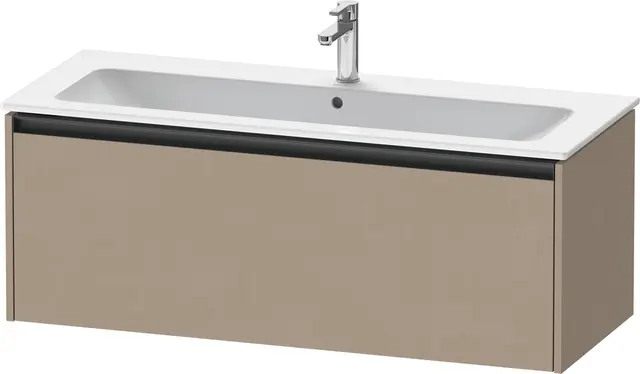 Duravit Ketho.2 Servantskap, 1 Skuff 1210x480 mm, Tekstil 