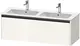 Duravit Ketho.2 Servantskap, 1 Skuff 1280x480 mm, Hvit H&#248;yglans