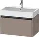 Duravit Ketho.2 Servantskap, 1 Skuff 784x460 mm, Basalt