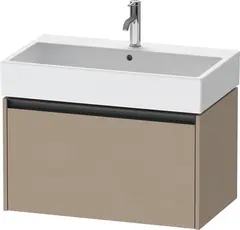 Duravit Ketho.2 Servantskap, 1 Skuff 784x460 mm, Tekstil