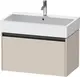 Duravit Ketho.2 Servantskap, 1 Skuff 784x460 mm, Taupe