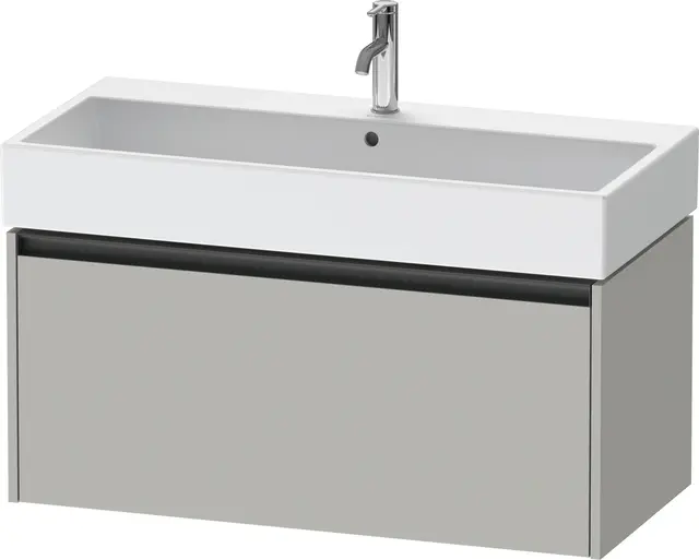 Duravit Ketho.2 Servantskap, 1 Skuff 984x460 mm, Betonggrå 