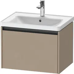 Duravit Ketho.2 Servantskap, 1 Skuff 634x455 mm, Tekstil