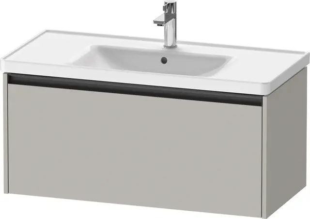 Duravit Ketho.2 Servantskap, 1 Skuff 984x455 mm, Betonggrå 