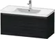 Duravit Ketho.2 Servantskap, 1 Skuff 984x455 mm, Sort Eik